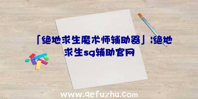 「绝地求生魔术师辅助器」|绝地求生sg辅助官网